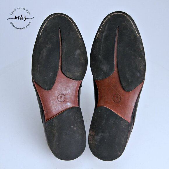 Timberland Wodehouse Leather Cap Toe Derby Shoes in Black Men Size 8 - Picture 12 of 13